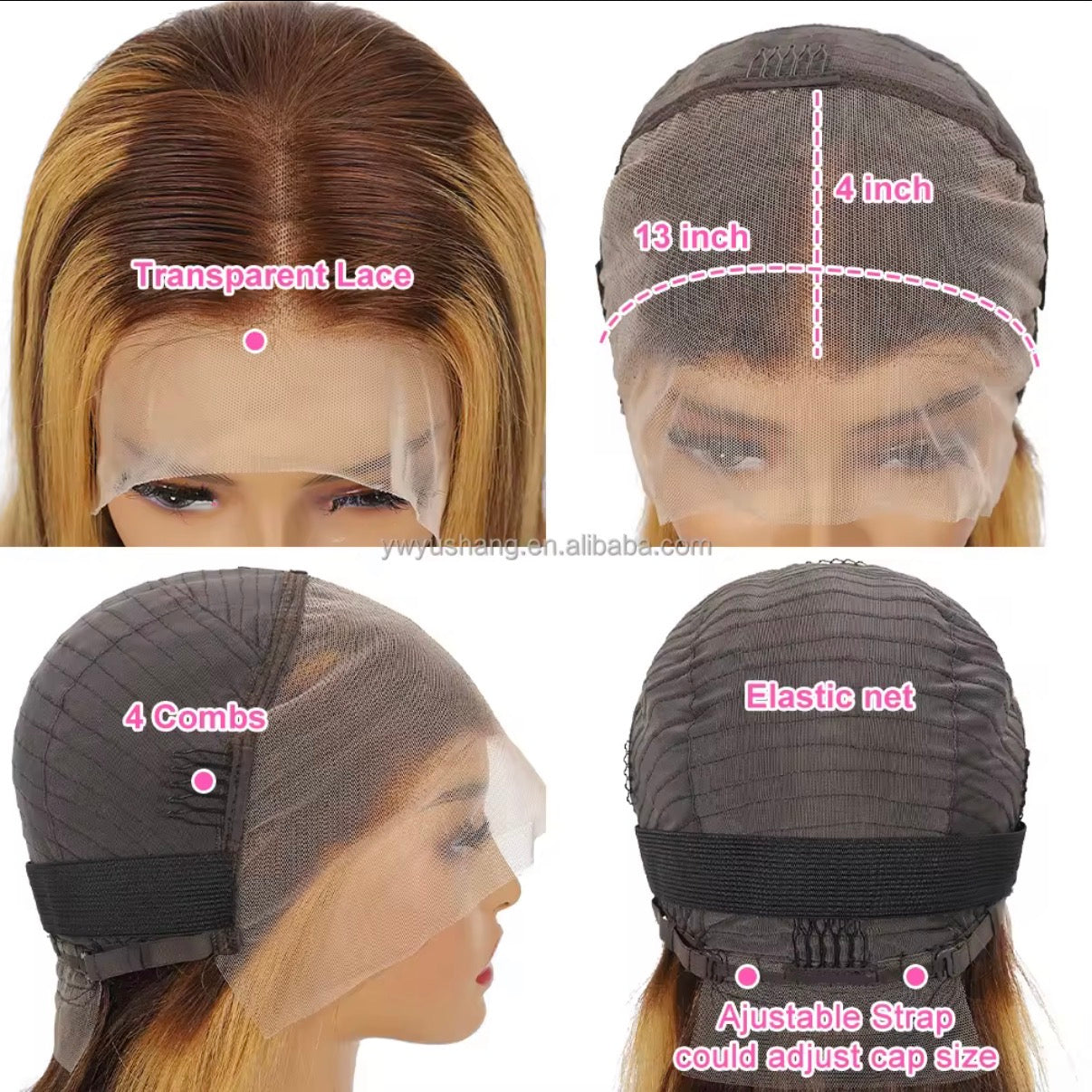 ✨ Perruques Lisses – Très Bonne Qualité 💖 Tailles 14’’ & 16’’